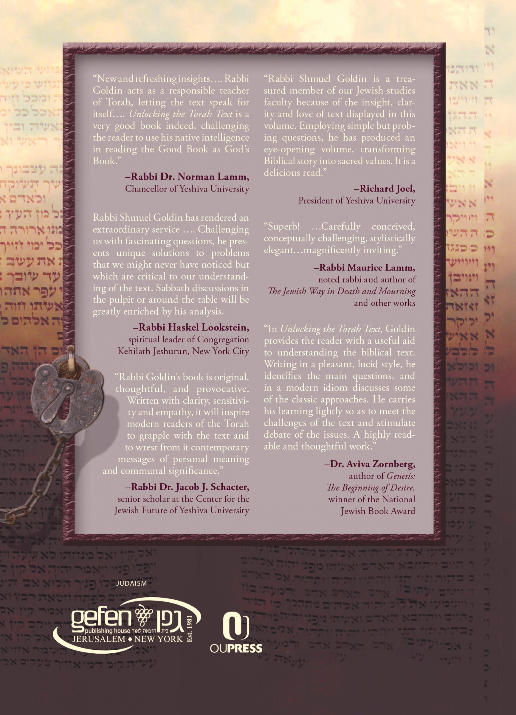 Unlocking the Torah Text Bereishit