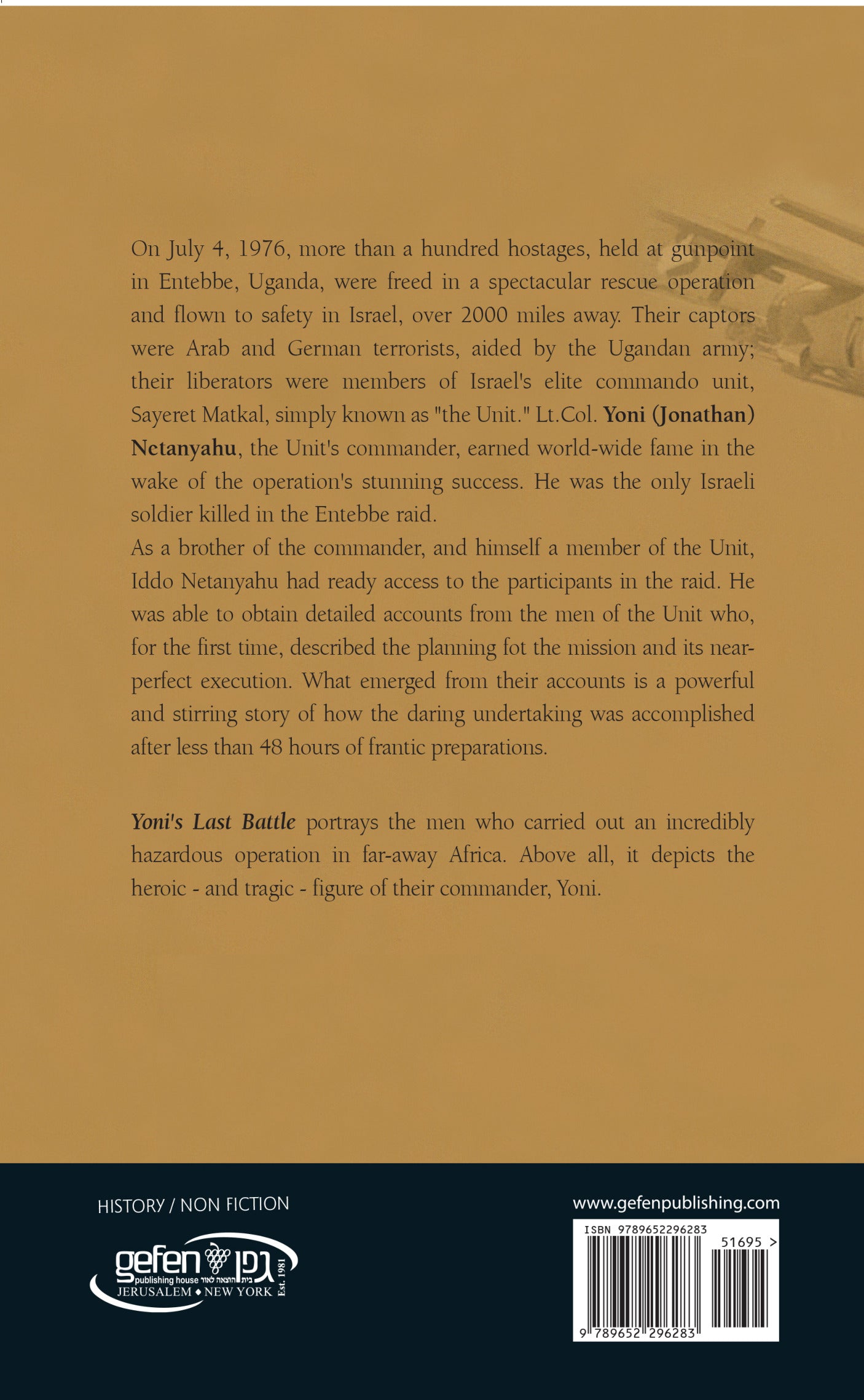 Yoni’s Last Battle