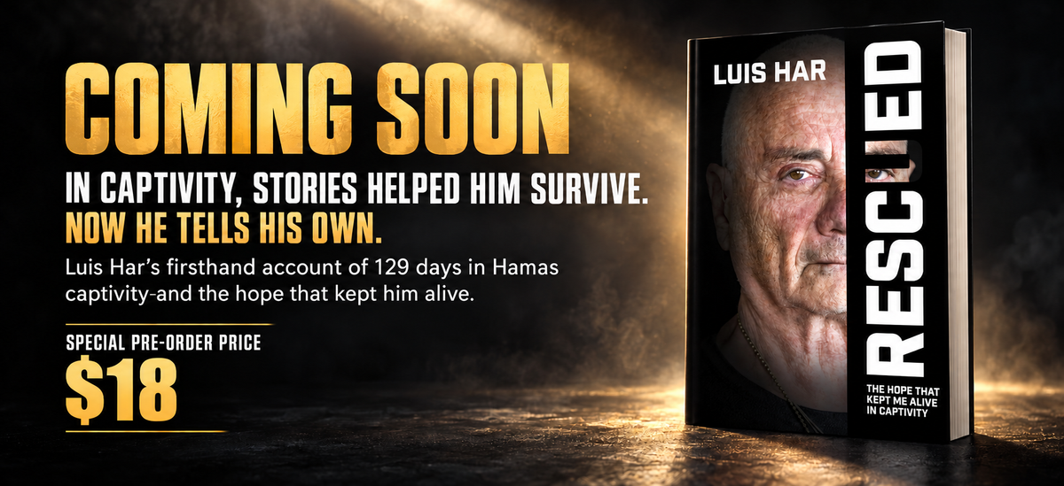 Coming soon: Rescued by Luis Har. In captivity, stories helped him survive. Now he tells his own. Special pre-order price $18.