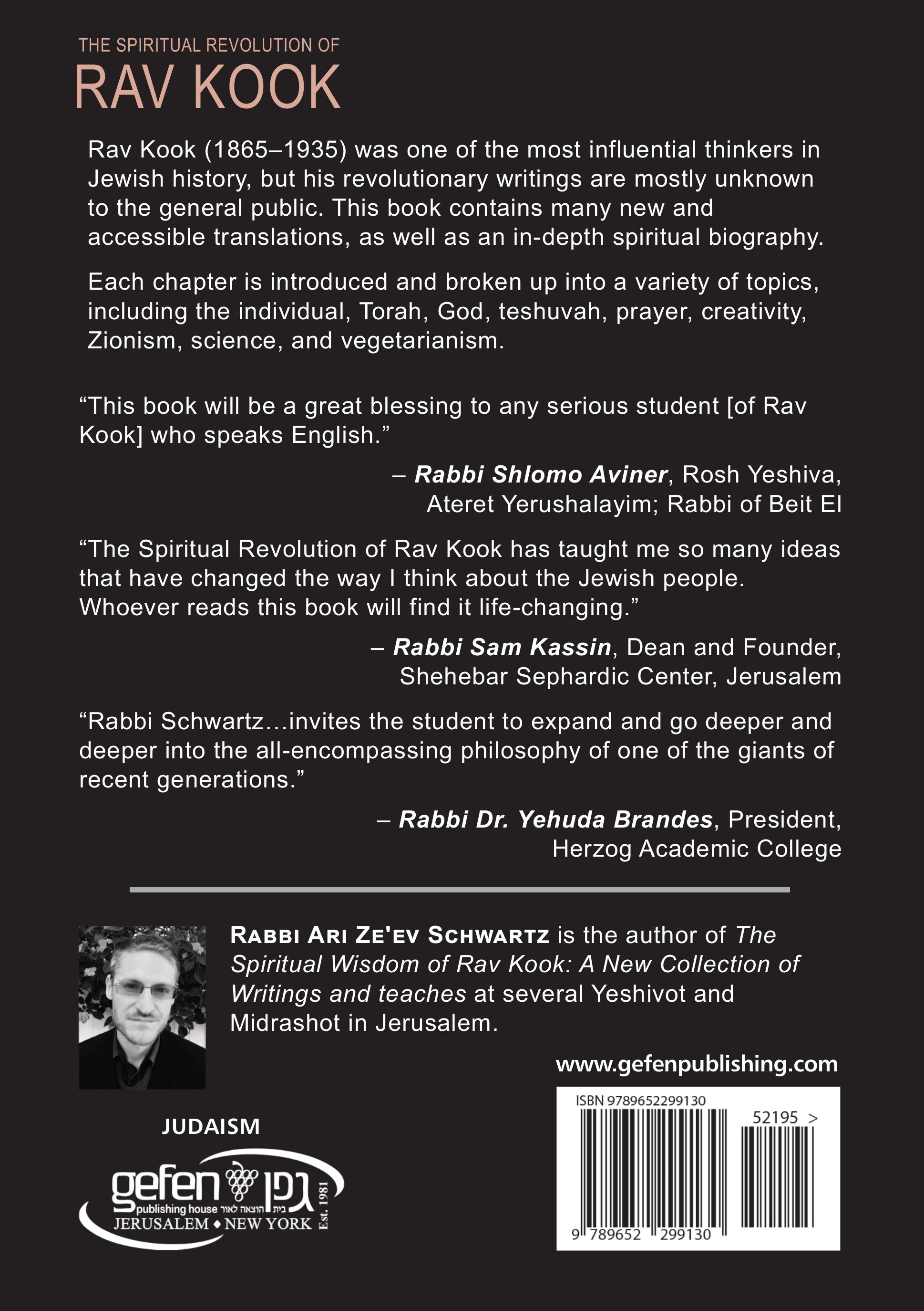 The Spiritual Revolution of Rav Kook (Mini)